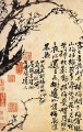 Shitao prunus en flor 1694 tinta china antigua